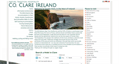 Desktop Screenshot of clareireland.net